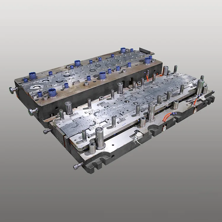 カプセル化モーター用複列順送金型